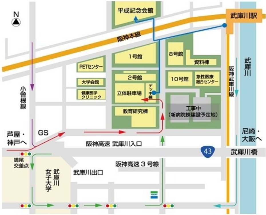 車アクセス地図
